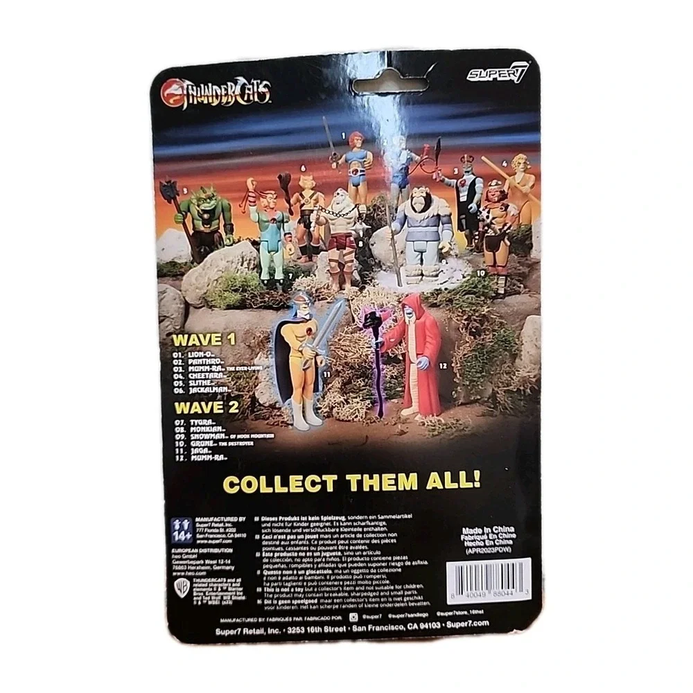 Thundercats Lion-O Ice Thaw Color Changing Super 7 Reaction 3.75
